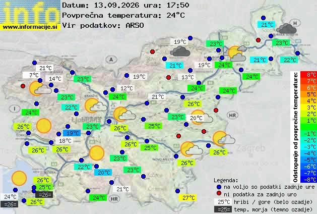 Trenutno vreme Kranjska Gora