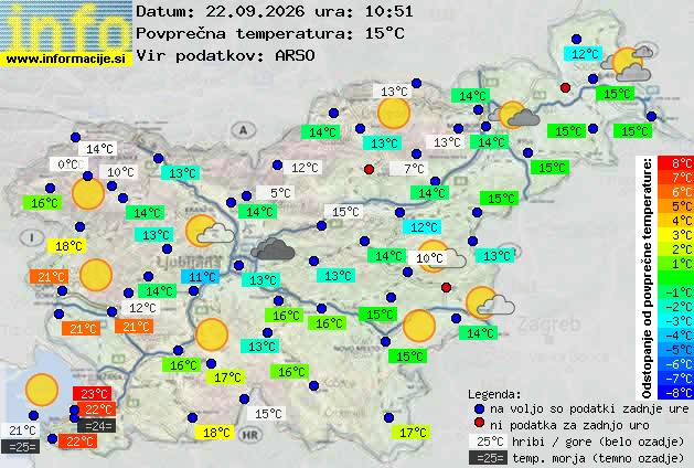 Trenutno vreme Škofja Loka