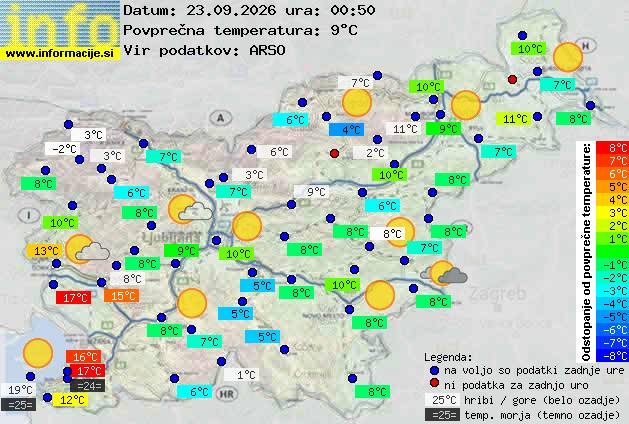 Trenutno vreme Litija