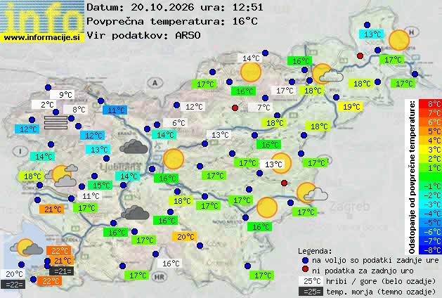 Trenutno vreme Vrhnika