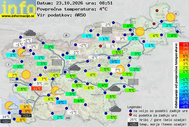 Trenutno vreme Slovenj Gradec